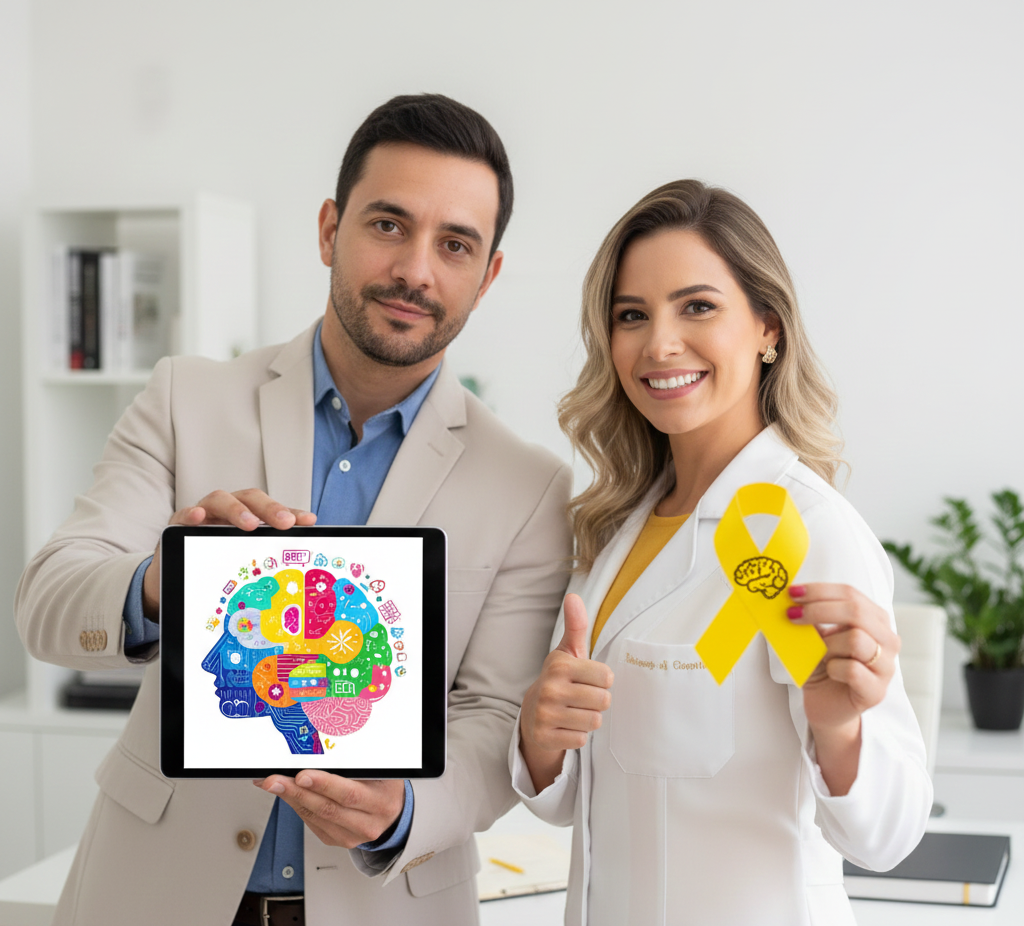 Materiais profissionais de triagem TDAH